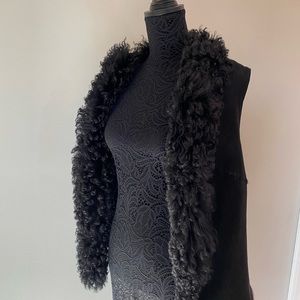 Merino Wool Lamb Fur Vest
